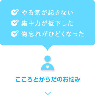 こころとからだのお悩み